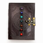Chakra Stone Leather Journal