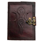 Maiden Mother Moon Leather Journal